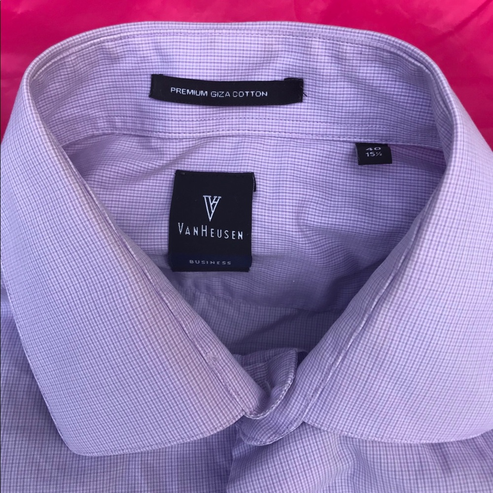 Van Heusen, Size 40, 15.4, Business Giza Cotton